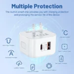 Carregador 20W USB-C PD com Duas Portas para iPhone