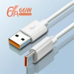Carregador Rápido 66W com Cabo para Huawei e Honor