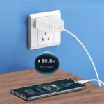 Carregador Rápido 66W USB-C para Huawei e Honor