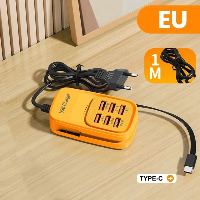 EU Amarelo 6USB
