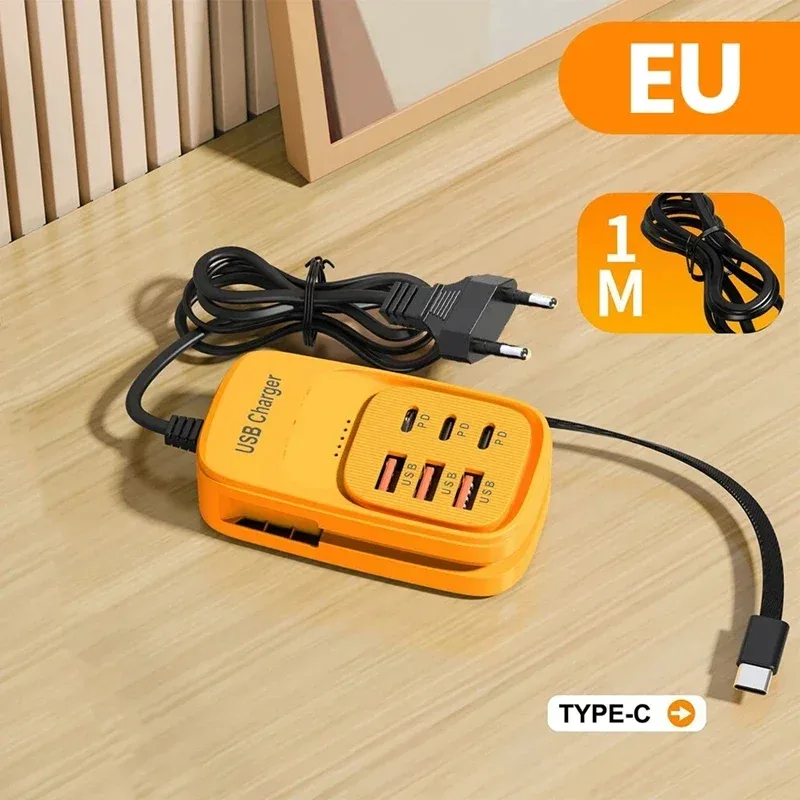 EU Amarelo 3USB 3C
