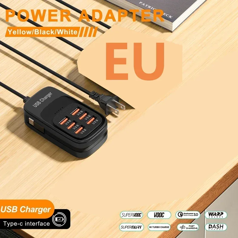 EU Preto 6USB