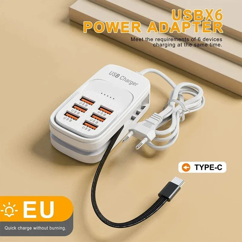 EU Branco 6USB