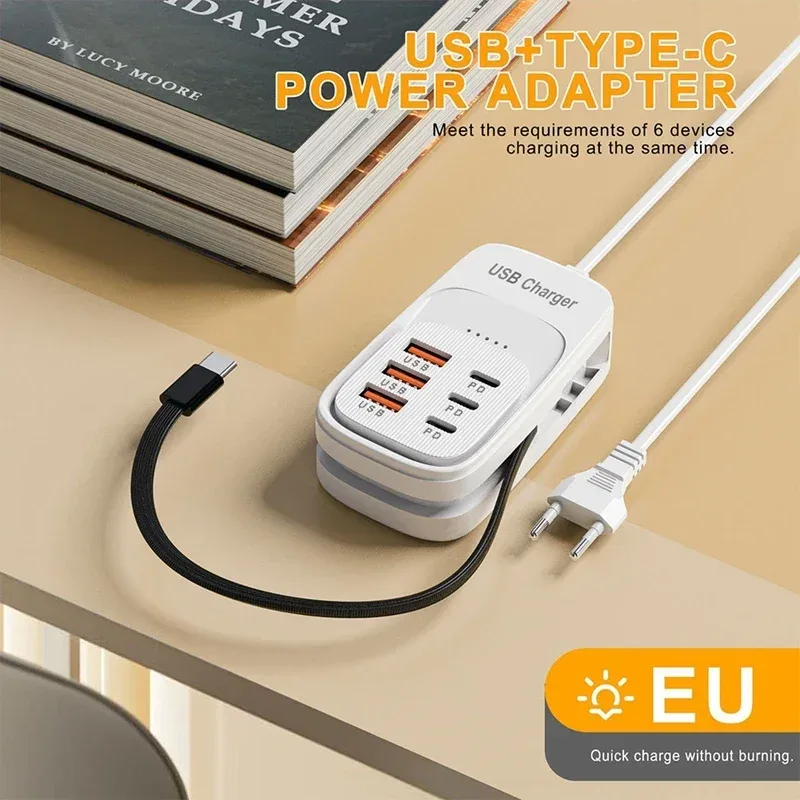 EU Branco 3USB 3C
